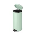 Cos de gunoi cu pedala, Brabantia, NewIcon Jade Green, 30 L, 38x29.3x67.9 cm, otel, verde jad