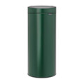 Cos de gunoi cu soft touch, Brabantia, Touch New, 30 L, 32x29.5x72 cm, otel, verde pin