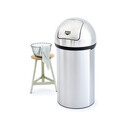 Cos de gunoi, Brabantia, Matt Steel, 60 L, 40x40x81 cm, otel, argintiu