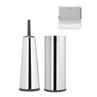 Argintiu, Set accesorii baie 3 piese