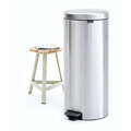 Cos de gunoi cu pedala, Brabantia, NewIcon Fingerprint Proof, 30 L, 38x29.3x67.9 cm, otel, argintiu