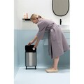 Cos de gunoi, Brabantia, Bo Small, 12 L, 23x29.5x45.5 cm, otel, argintiu