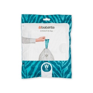 Alb, Set 40 saci, marimea W, 5 L