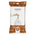 Set 40 saci de gunoi, Brabantia, NewIcon PerfectFit, marimea X, 10-12 L, nailon, alb