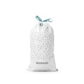 Set 40 saci de gunoi, Brabantia, PerfectFit, marimea O, 30 L, nailon, alb