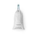 Set 40 saci de gunoi, Brabantia, PerfectFit, marimea O, 30 L, nailon, alb