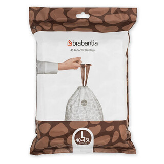Alb, Set 40 saci, marimea L, 45 L