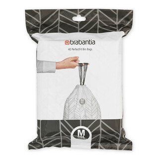 Alb, Set 40 saci, marimea M, 60 L