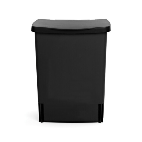 Cos de gunoi pentru dulap, Brabantia, Black, 10 L, 21.2x25.7x33 cm, otel, negru