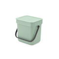 Cos de gunoi, Brabantia, Sort&Go, 3 L, 13.9x18.8x18.1 cm, polipropilena, verde jad