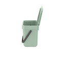 Cos de gunoi, Brabantia, Sort&Go, 3 L, 13.9x18.8x18.1 cm, polipropilena, verde jad
