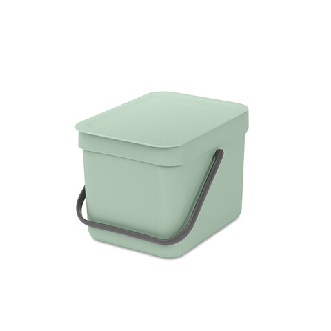 Cos de gunoi, Brabantia, Sort&Go, 6 L, 24.5x20x18.1 cm, polipropilena, verde jad