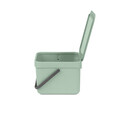 Cos de gunoi, Brabantia, Sort&Go, 6 L, 24.5x20x18.1 cm, polipropilena, verde jad
