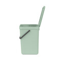 Cos de gunoi, Brabantia, Sort&Go, 12 L, 24.9x20x35.1 cm, polipropilena, verde jad