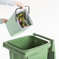 Cos de gunoi, Brabantia, Sort&Go, 12 L, 24.9x20x35.1 cm, polipropilena, verde jad