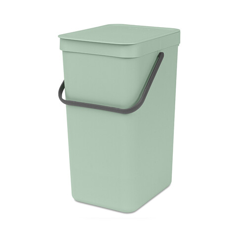 Cos de gunoi, Brabantia, Sort&Go, 16 L, 27.9x22x40.1 cm, polipropilena, verde jad