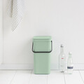Cos de gunoi, Brabantia, Sort&Go, 16 L, 27.9x22x40.1 cm, polipropilena, verde jad