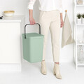 Cos de gunoi, Brabantia, Sort&Go, 25 L, 34.5x26.8x40.1 cm, polipropilena, verde jad