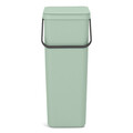 Cos de gunoi, Brabantia, Sort&Go, 40 L, 34.5x26.8x62 cm, polipropilena, verde jad