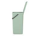 Cos de gunoi, Brabantia, Sort&Go, 40 L, 34.5x26.8x62 cm, polipropilena, verde jad
