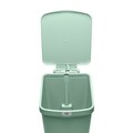 Cos de gunoi cu pedala, Brabantia, StepUp, 25 L, 35.2x28x40.9 cm, polipropilena, verde jad