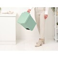 Cos de gunoi cu pedala, Brabantia, StepUp, 25 L, 35.2x28x40.9 cm, polipropilena, verde jad
