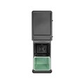 Cos de gunoi incorporat, Brabantia, Sort&Go, 2x15 L, 48.1x31.9x43.1 cm, polipropilena, gri inchis/verde jad