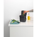 Cos de gunoi, Brabantia, Sort&Go, 3 L, 13.9x18.8x18.1 cm, polipropilena, gri