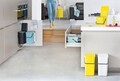 Cos de gunoi, Brabantia, Sort&Go, 12 L, 24.9x20x35.1 cm, polipropilena, gri