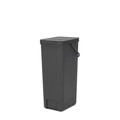 Cos de gunoi, Brabantia, Sort&Go, 40 L, 34.5x26.8x62 cm, polipropilena, gri