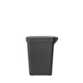 Cos de gunoi cu pedala, Brabantia, StepUp, 25 L, 35.2x28x40.9 cm, polipropilena, gri inchis