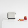 Cos de gunoi, Brabantia, Sort&Go, 3 L, 13.9x18.8x18.1 cm, polipropilena, gri deschis