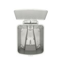 Cos de gunoi cu pedala, Brabantia, StepUp, 25 L, 35.2x28x40.9 cm, polipropilena, gri deschis