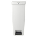Cos de gunoi cu pedala, Brabantia, StepUp, 40 L, 35.2x28x66.6 cm, polipropilena, gri deschis