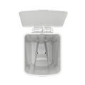 Cos de gunoi cu pedala, Brabantia, StepUp, 40 L, 35.2x28x66.6 cm, polipropilena, gri deschis