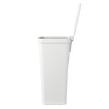 Cos de gunoi cu pedala, Brabantia, StepUp, 40 L, 35.2x28x66.6 cm, polipropilena, gri deschis