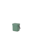 Cos de gunoi, Brabantia, Sort&Go, 3 L, 13.9x18.8x18.1 cm, polipropilena, verde brad