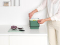 Cos de gunoi, Brabantia, Sort&Go, 3 L, 13.9x18.8x18.1 cm, polipropilena, verde brad