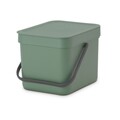 Cos de gunoi, Brabantia, Sort&Go, 6 L, 24.5x20x18.1 cm, polipropilena, verde brad