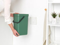 Cos de gunoi, Brabantia, Sort&Go, 12 L, 24.9x20x35.1 cm, polipropilena, verde brad