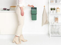 Cos de gunoi, Brabantia, Sort&Go, 12 L, 24.9x20x35.1 cm, polipropilena, verde brad