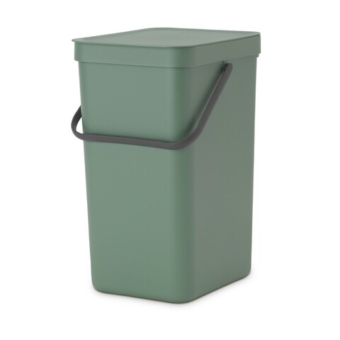 Cos de gunoi, Brabantia, Sort&Go, 16 L, 27.9x22x40.1 cm, polipropilena, verde brad