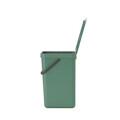 Cos de gunoi, Brabantia, Sort&Go, 16 L, 27.9x22x40.1 cm, polipropilena, verde brad