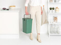 Cos de gunoi, Brabantia, Sort&Go, 16 L, 27.9x22x40.1 cm, polipropilena, verde brad