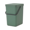 Cos de gunoi, Brabantia, Sort&Go, 25 L, 34.5x26.8x40.1 cm, polipropilena, verde brad