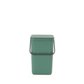 Cos de gunoi, Brabantia, Sort&Go, 25 L, 34.5x26.8x40.1 cm, polipropilena, verde brad