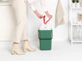 Cos de gunoi, Brabantia, Sort&Go, 25 L, 34.5x26.8x40.1 cm, polipropilena, verde brad