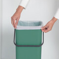 Cos de gunoi, Brabantia, Sort&Go, 40 L, 34.5x26.8x62 cm, polipropilena, verde brad