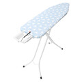 Masa de calcat, Brabantia B, Fresh Breeze, 124x38 cm, 7 pozitii de reglare, otel/bumbac