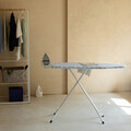 Masa de calcat, Brabantia B, Fresh Breeze, 124x38 cm, 7 pozitii de reglare, otel/bumbac